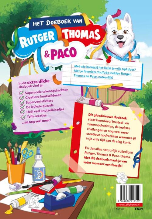Het Doeboek van Rutger, Thomas & Paco