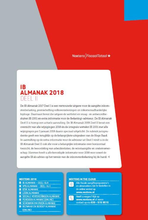 Nextens IB Almanak 2018