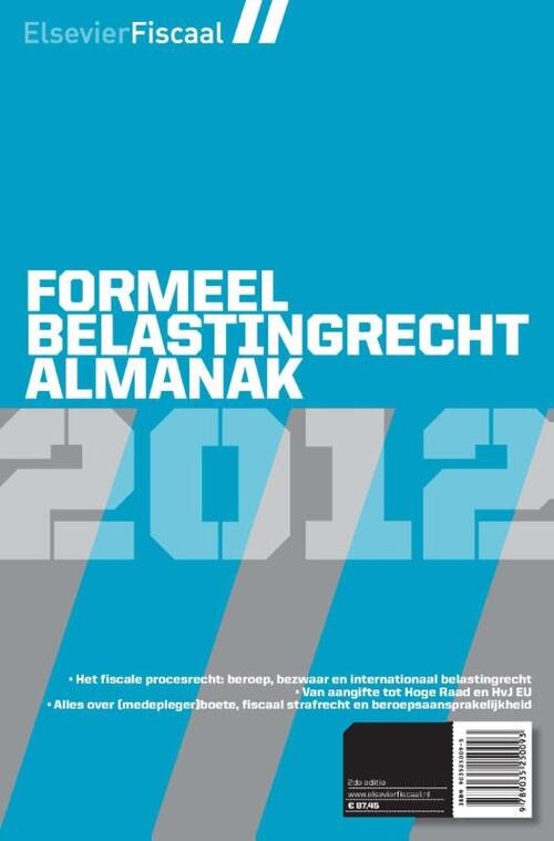Formeel Belastingrecht Almanak e-boek 2012