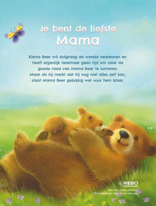 Je bent de liefste mama - boek & knuffelbeer