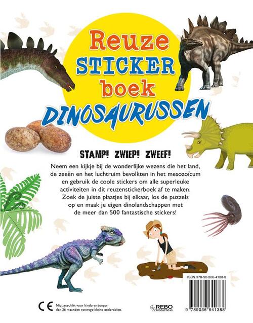 Reuzestickerboek Dinosaurussen
