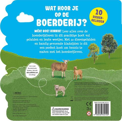Wat hoor je op de boerderij - geluidenboek