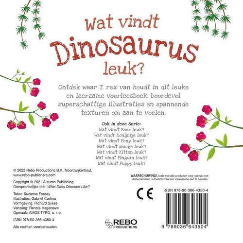 Wat vindt dinosaurus leuk?