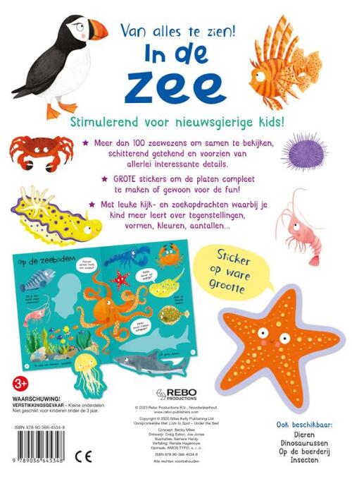 Van alles te zien! In de zee