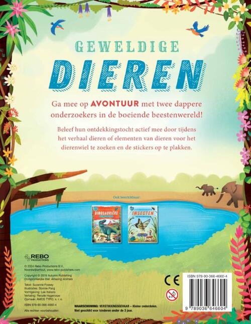 Geweldige dieren stickerboek