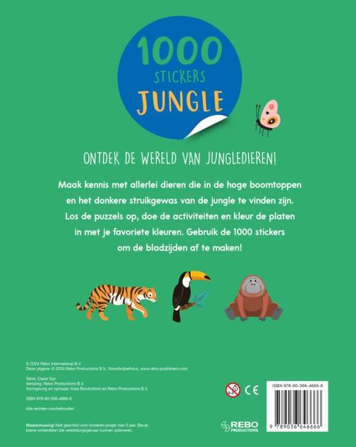1000 stickers Jungle