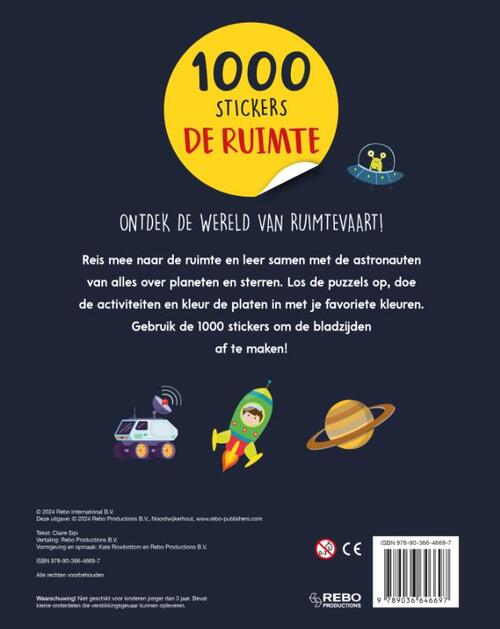 De ruimte - 1000 stickers