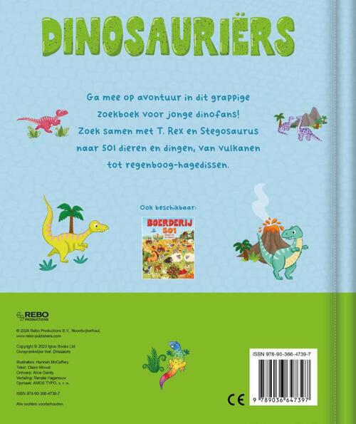 501 dingen om te zoeken - Dinosauriërs