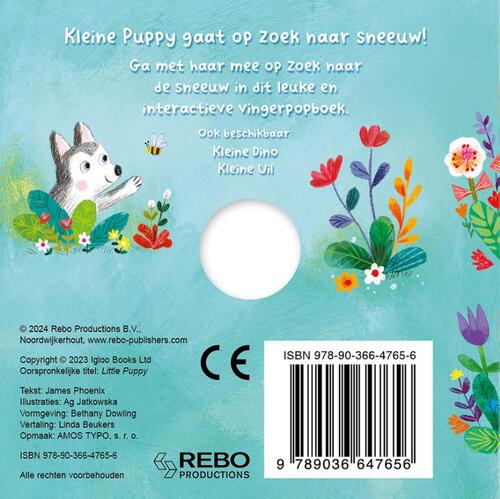Kleine puppy - Vingerpopboek
