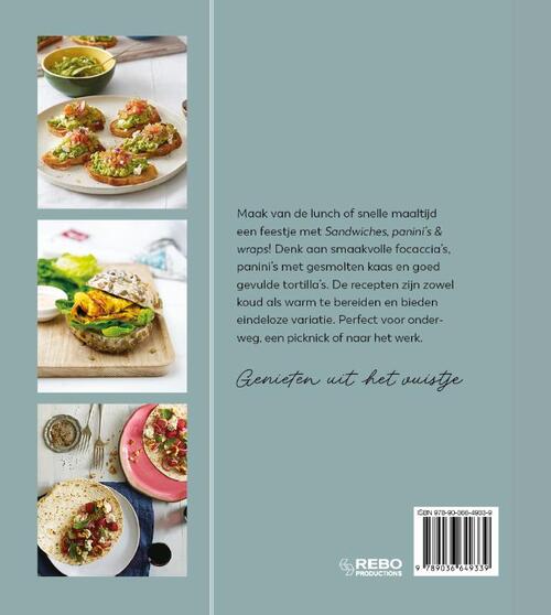 Sandwiches, panini's & wraps