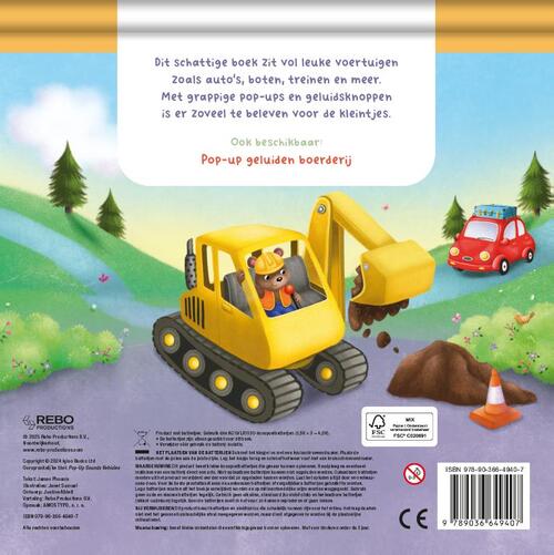 Voertuigen – Pop-up geluidenboek