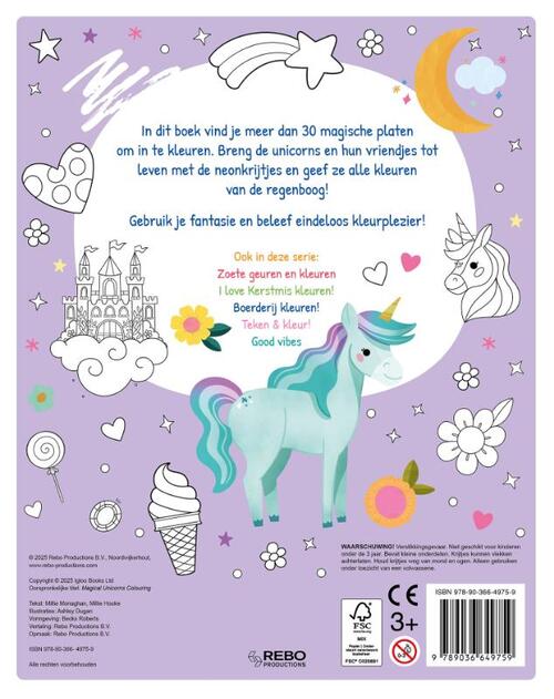 Magische unicorns kleuren! - Kleurmania