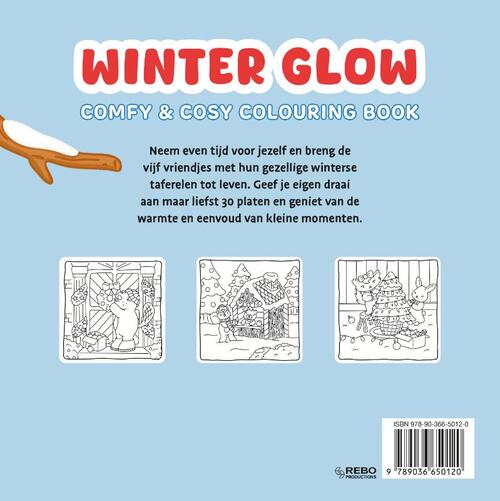 Winter glow - Comfy & cosy colouring book