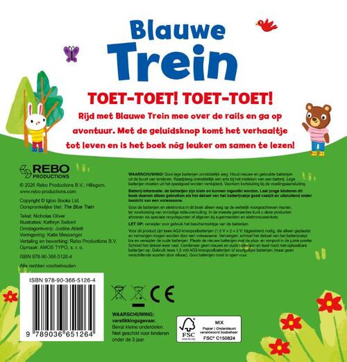 Blauwe trein - 1-geluidboek