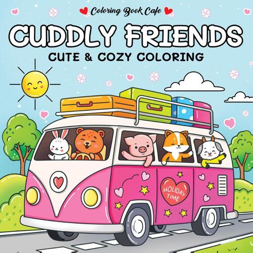 Cuddly friends - Coloring Book Cafe