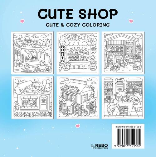 Cute shop - Coloring Book Cafe