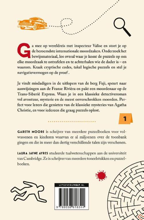 Reis om de wereld in 80 moorden puzzelboek
