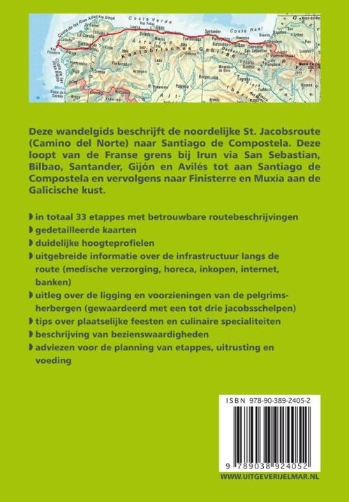 Rother Wandelgidsen - Camino Del Norte / St. Jacobsroute: De Kustroute Van Irun Naar Santiago De Compostela