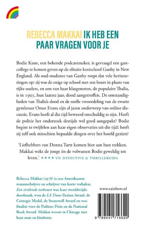 Ik heb een paar vragen voor je