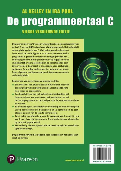 De programmeertaal C