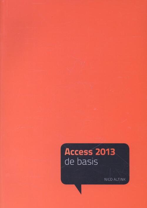 Acces 2013 - de basis