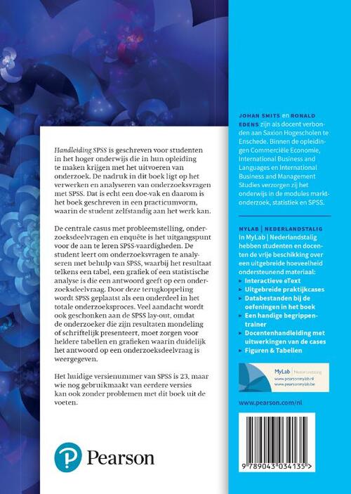 Handleiding SPSS met MyLab NL toegangscode