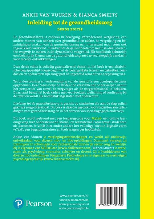 Inleiding tot de gezondheidszorg, 3/e met MyLab NL toegangscode