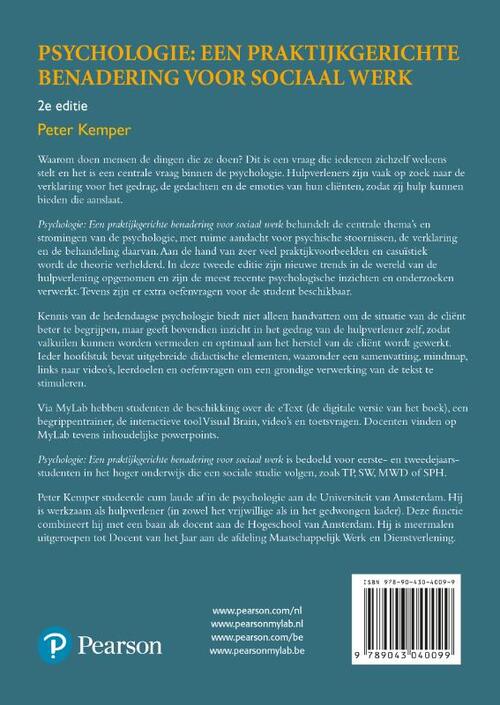 Psychologie, 2e Editie Met MyLab NL, Peter Kemper | Boek ...