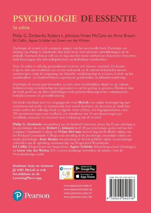 Psychologie, de essentie, 5e editie met MyLab NL