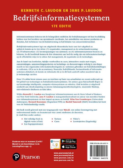 Bedrijfsinformatiesystemen, 17e editie met MyLab NL
