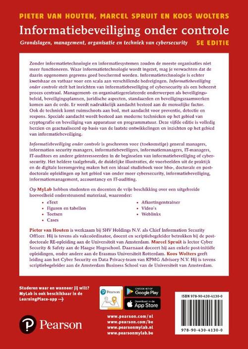 Informatiebeveiliging onder controle, 5e editie met MyLab NL toegangscode