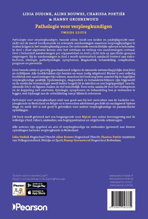 Pathologie voor verpleegkundigen, 2e editie met MyLab NL toegangscode