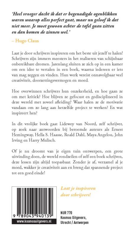 Doe en denk als een schrijver