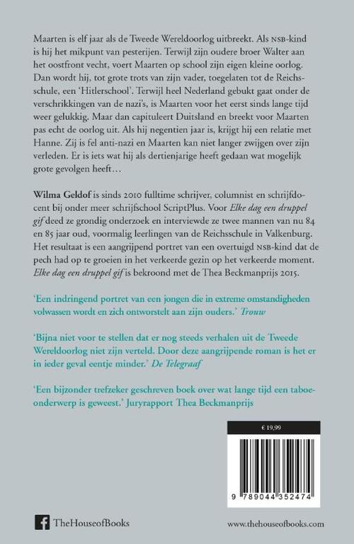 Elke dag een druppel gif