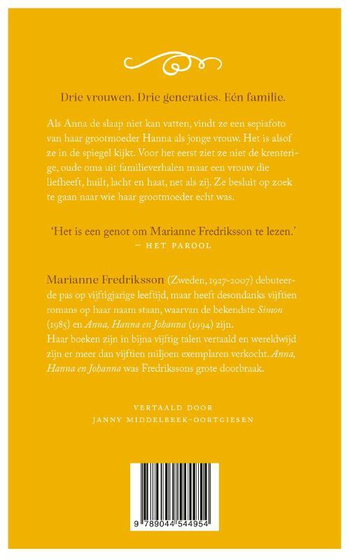 Anna, Hanna en Johanna