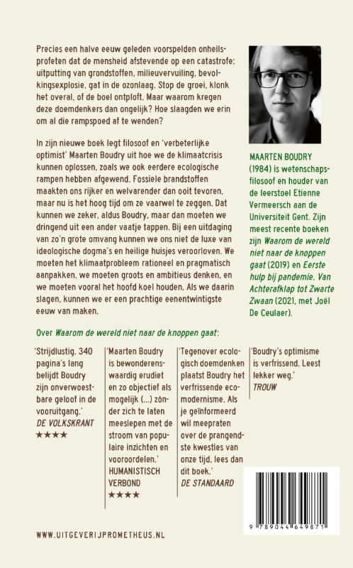 Waarom ons klimaat niet naar de knoppen gaat