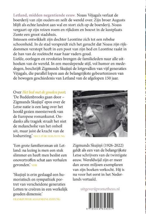 Het bed met de gouden poot