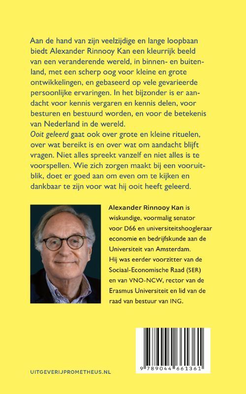 Ooit geleerd