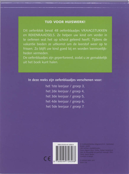 Oefenblaadjes vraagstukken en rekenraadsels