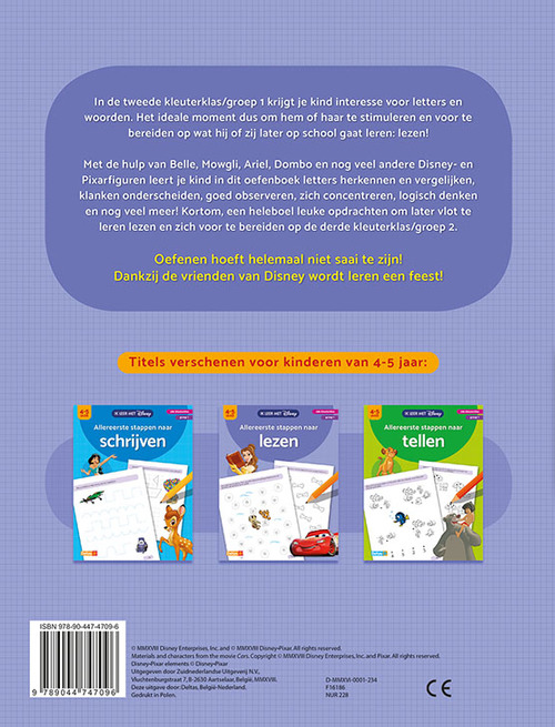 Allereerste stappen naar lezen (4-5 j.)