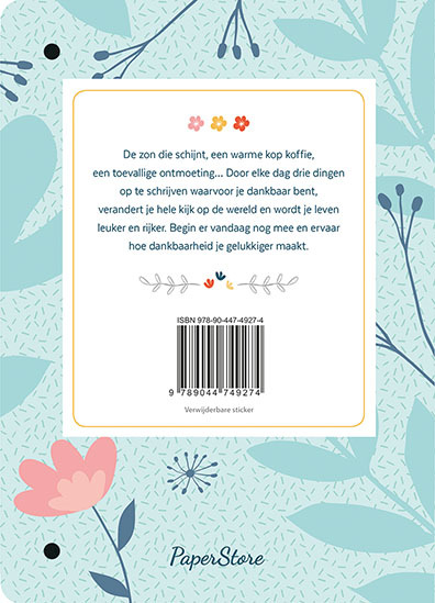 Waar ik dankbaar voor ben dagboek