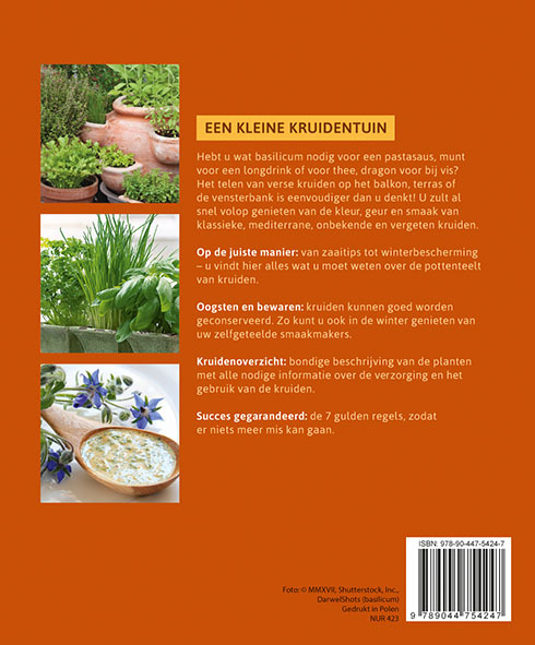 Keukenkruiden op terras of balkon