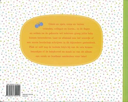 Kraambezoek & babyborrel - Gastenboek
