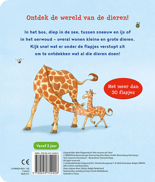 Mijn leuke kijkboek Zo leven de dieren