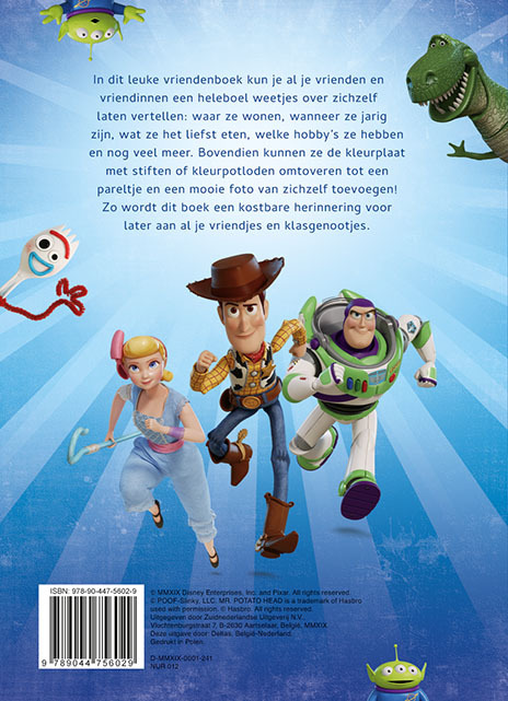Disney Vriendenboek - Toy Story 4