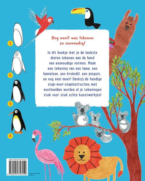 Hoera! Ik leer dieren tekenen