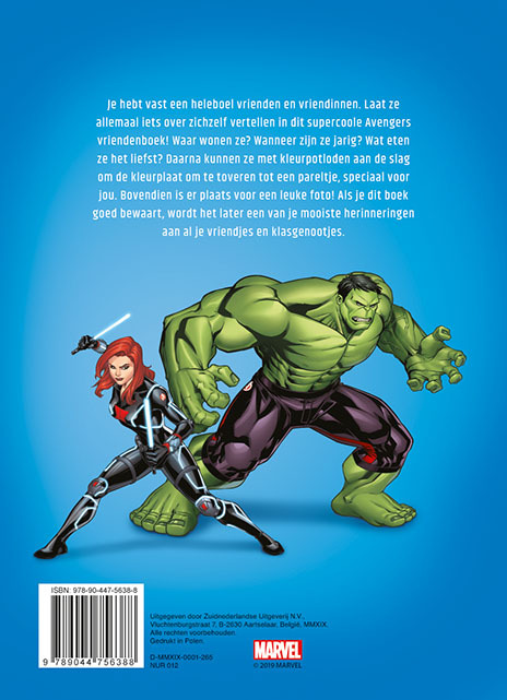 Avengers vriendenboek