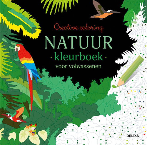 Hoeveelheid van levering as Natuur kleurboek voor volwassenen, Centrale Uitgeverij Deltas | Boek |  9789044759365 | Bruna