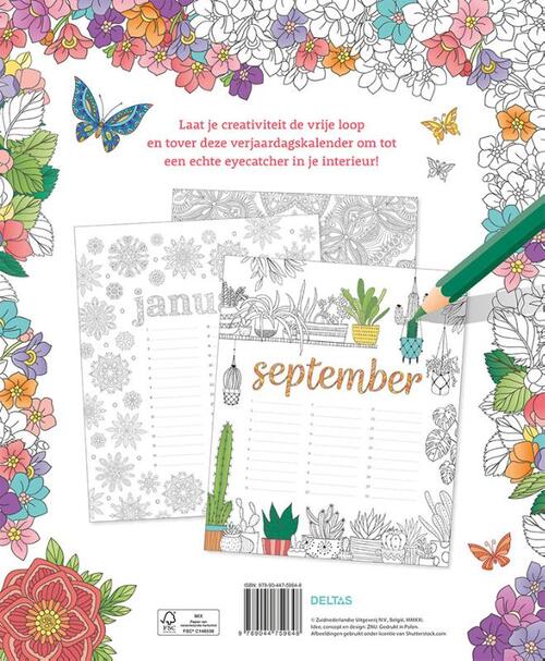 Happy birthday! Kleurkalender