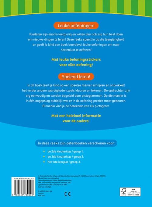 Speel- en oefenboek met beloningsstickers